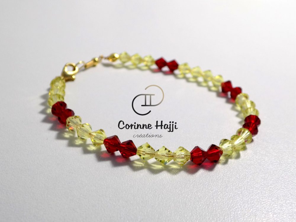 Bracelet DUO en perles de verre