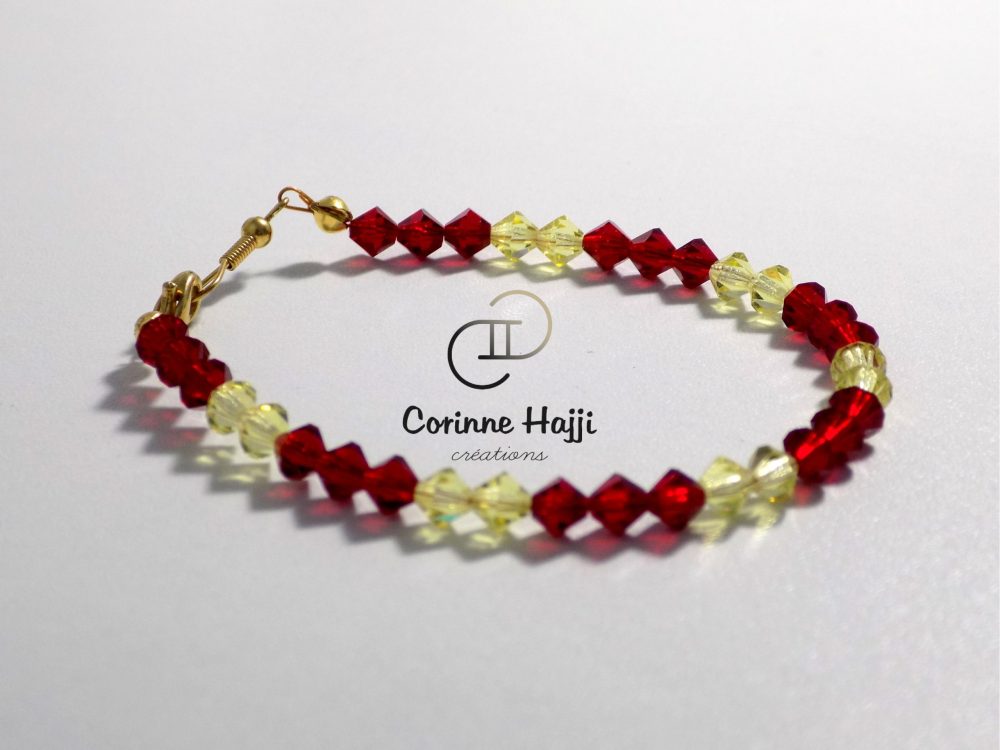 Bracelet DUO en perles de verre – Image 3