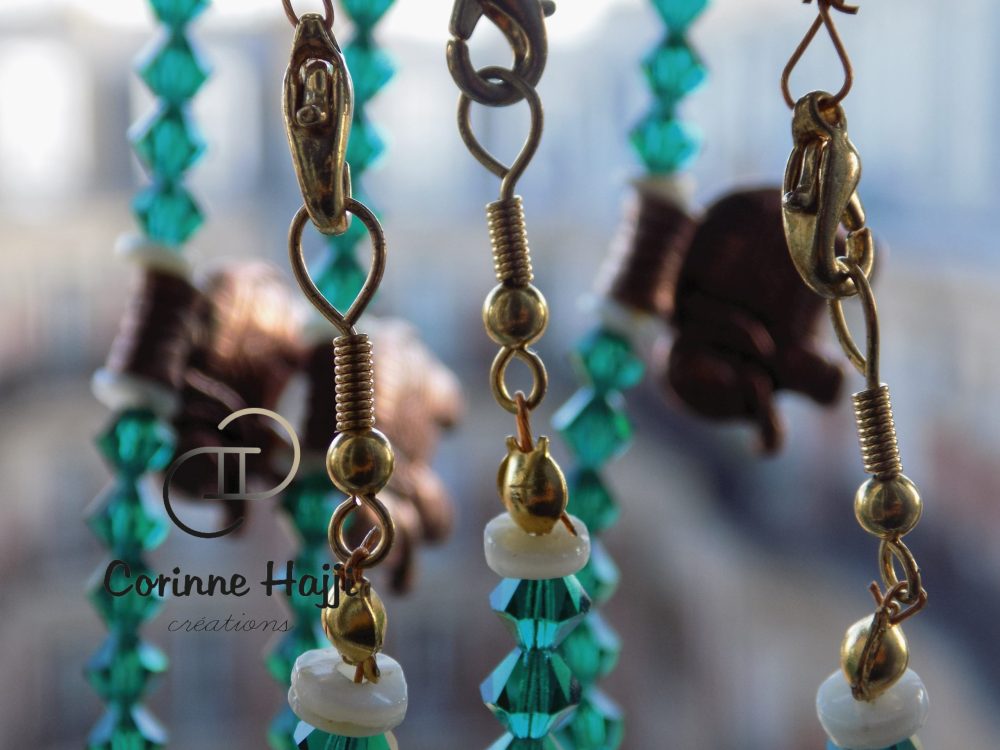 Bracelet Jungle 3 pendentifs "éléphant" – Image 3
