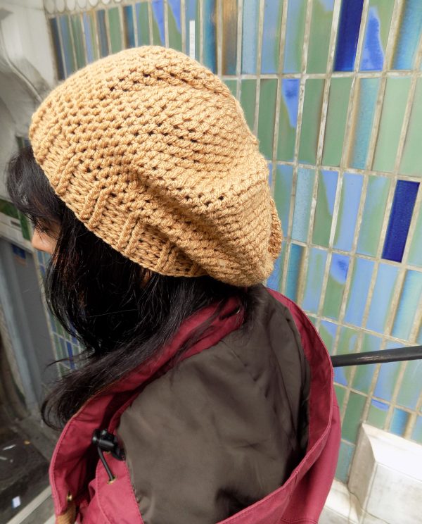 Bonnet crochet "Bohème"